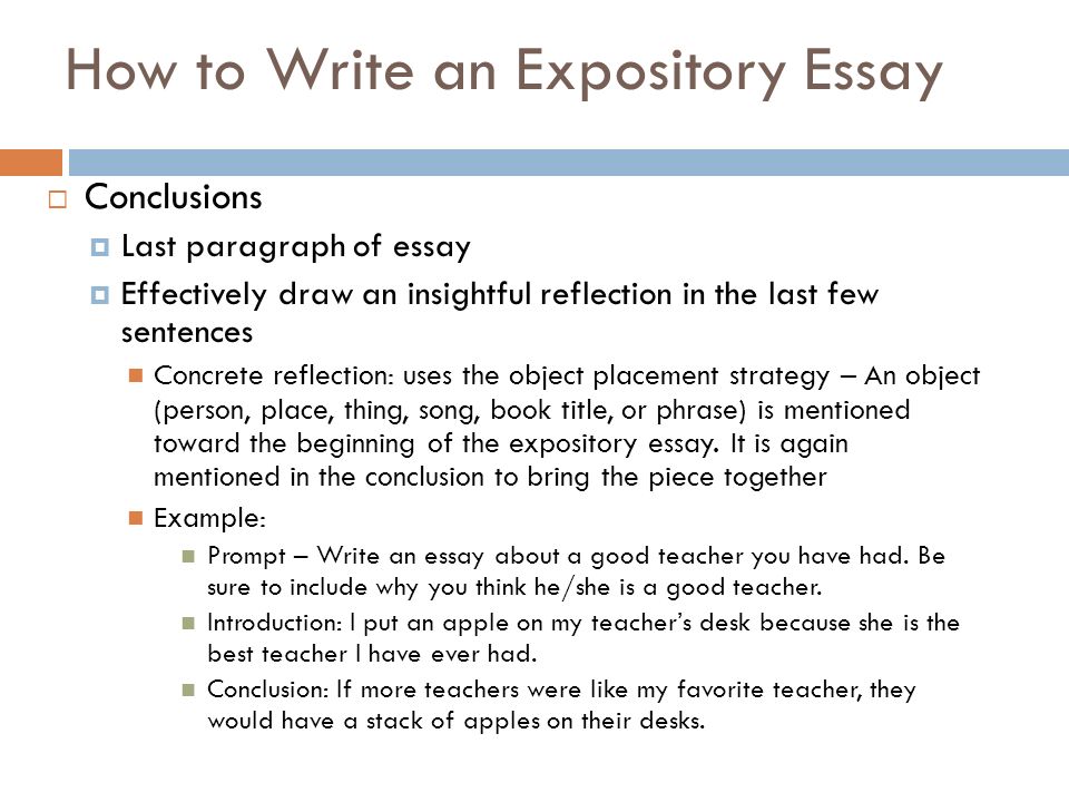 Tips on Writing an Expository Essay